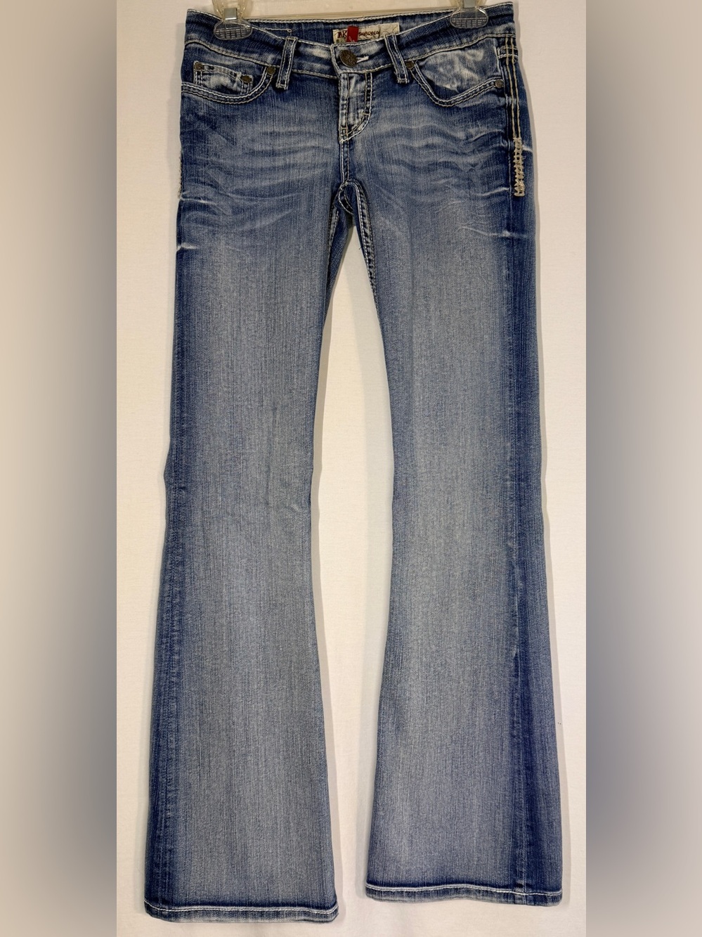 BKE Sabrina Bootcut Jeans Womens 24x31 Light Wash Stretch Denim EUC